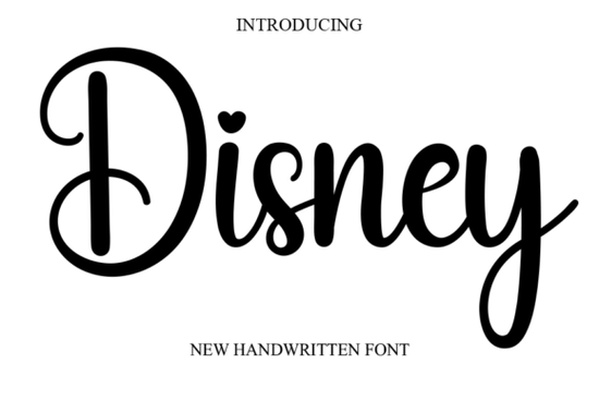 Disney Font